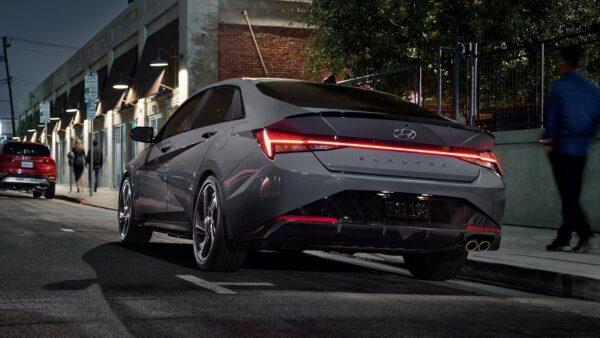 A sleek view from the back. (Courtesy of Hyundai)