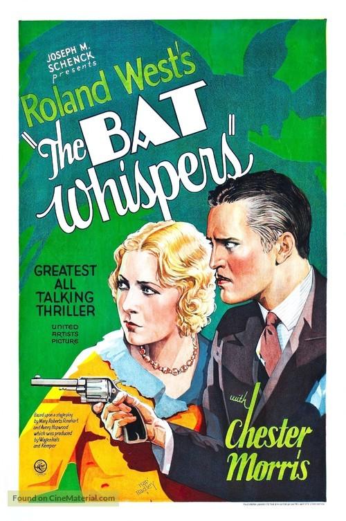 Poster for 1930's film "The Bat Whispers." (United Artists)