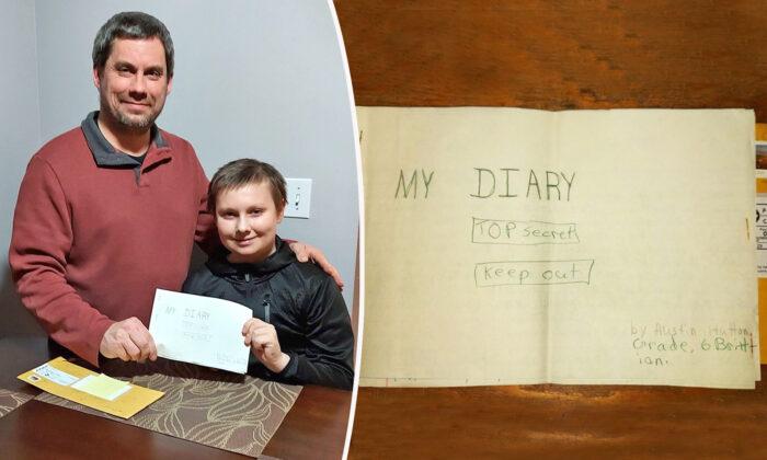 Former Student Reunites With a Diary From His 6th Grade After 33 Years