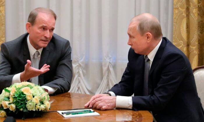 Ukraine Charges Putin Ally Medvedchuk With Treason