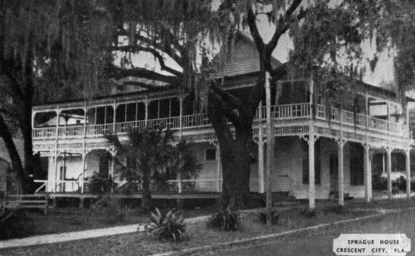A historical photo of the Sprague House. (State Archives of Florida)