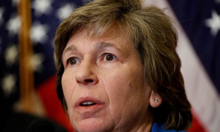 American Federation of Teachers President Randi Weingarten speaks at a news conference on Capitol Hill on Nov. 1, 2017. (Aaron P. Bernstein/Reuters)