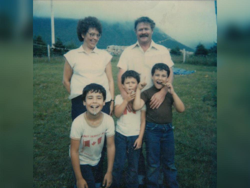 Jesse Thistle and his brothers with their paternal grandparents. (Courtesy of <a href="https://jessethistle.com/">Jesse Thistle</a>)