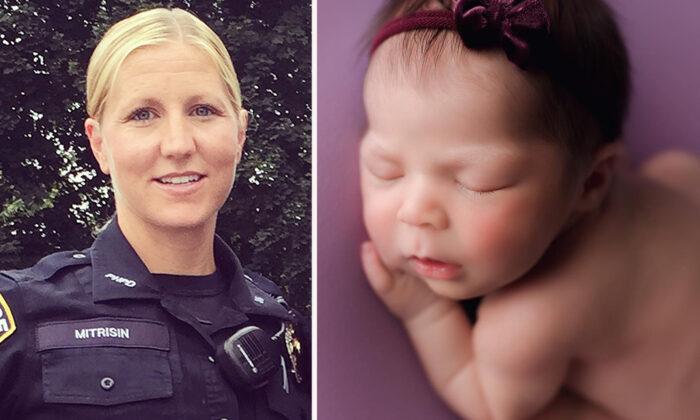 Officer Flagged Down by Frantic Parents Saves 9-Day-Old Baby’s Life Who Stopped Breathing