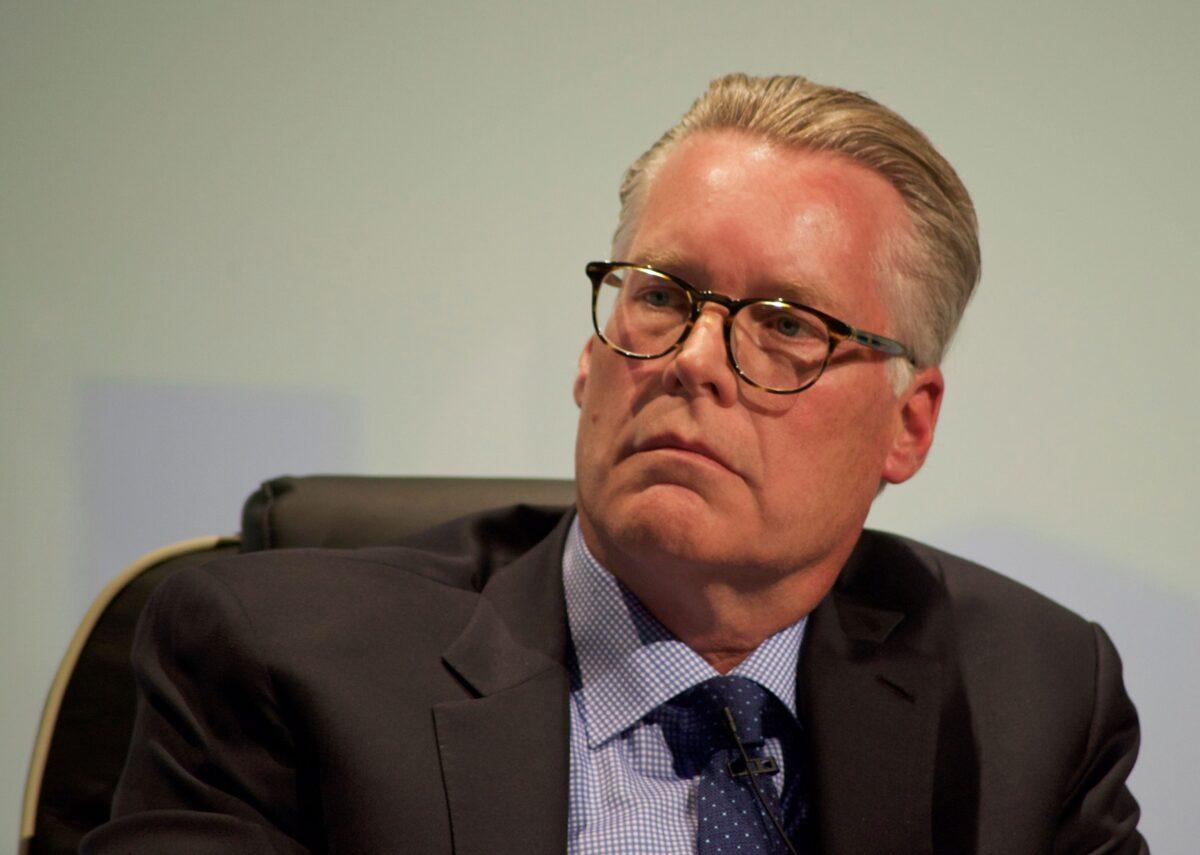 Ed Bastian, CEO of Delta Air Lines, is seen during a meeting in Dublin, on June 2, 2016. (Paulo Nunes dos Santos/AFP via Getty Images)