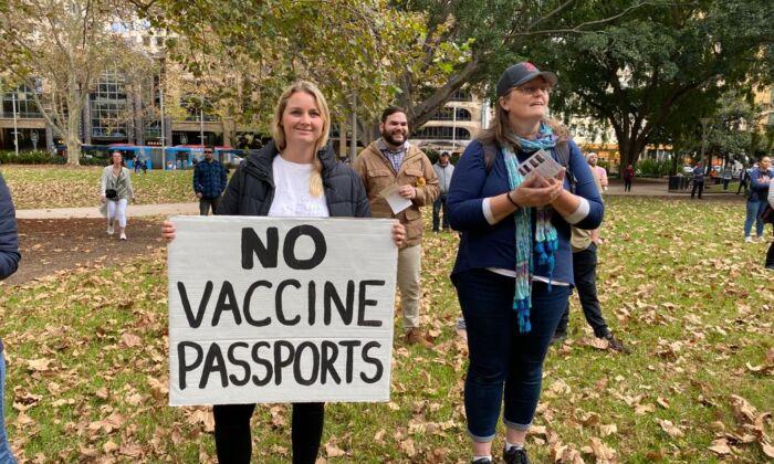 Australian MP to Introduce ‘No Vaccine Passport’ Bill to Parliament