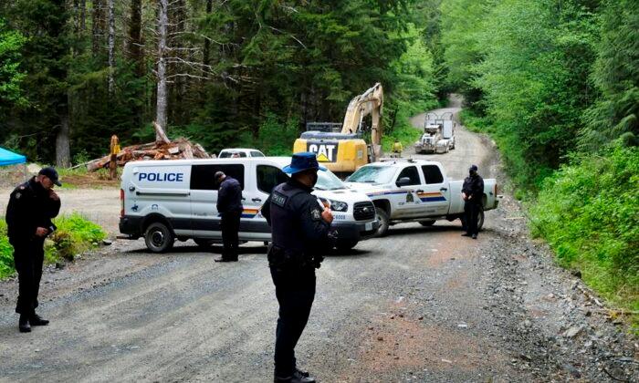 RCMP Operations Continue at Logging Blockade on Southern Vancouver Island