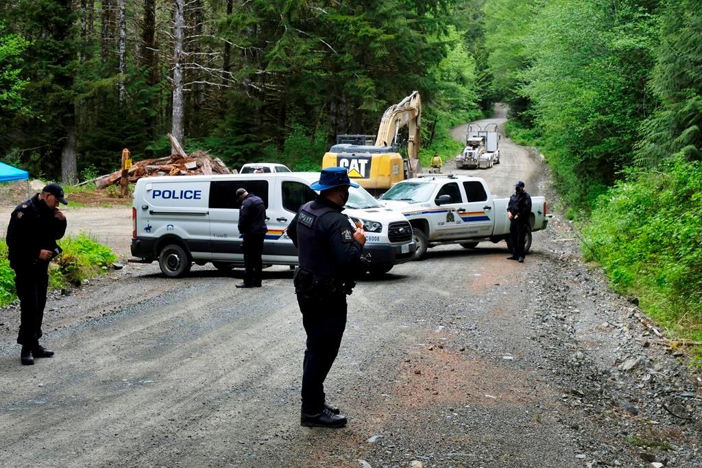 RCMP Operations Continue at Logging Blockade on Southern Vancouver Island