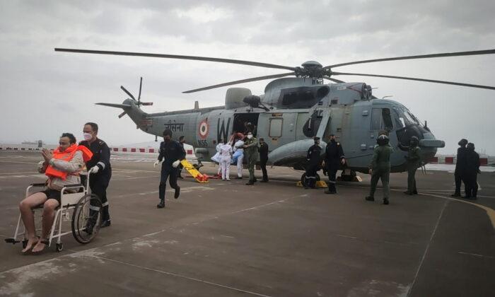 India Navy Hunts for Missing at Sea After Barge Sinks, 2nd Adrift Following Devastating Cyclone