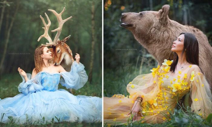 Russian Photographer Captures Almost Magical Scenes of Humans and Beasts Interacting