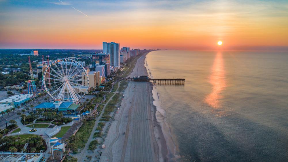 An aerial view of Myrtle Beach. (Kevin Ruck/Shutterstock)