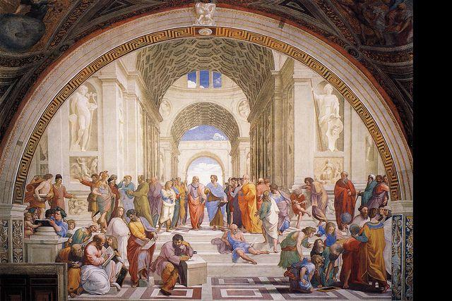 "The School of Athens" by Raphael, 1510–1511. (Public domain)