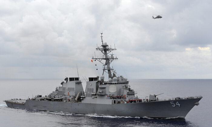 US Warship Again Sails Through Taiwan Strait, Prompting Anger From Beijing