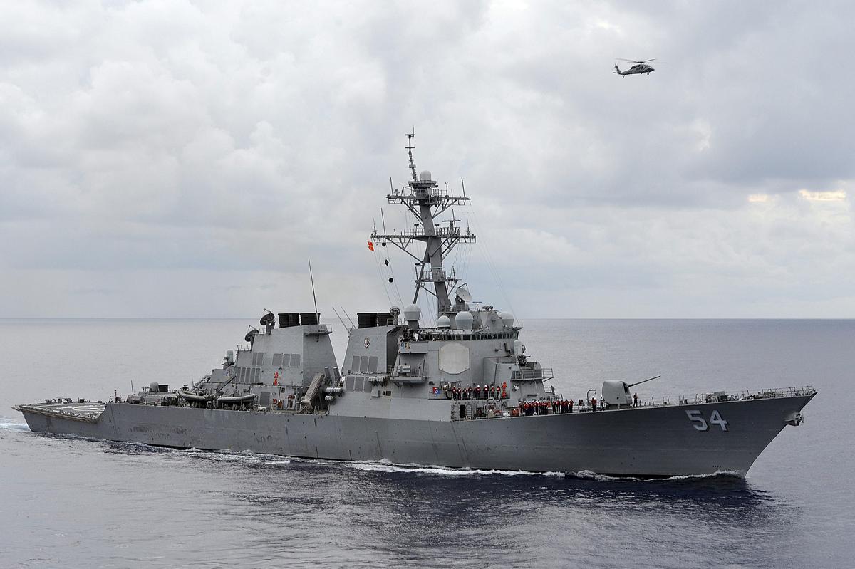 US Warship Transits Taiwan Strait a Week After Large Chinese Air Incursion