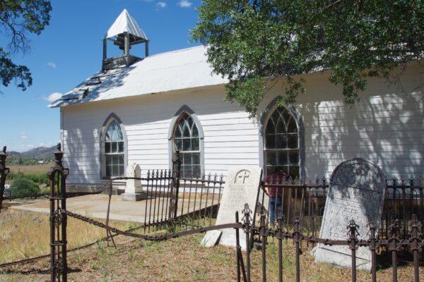 St. Patrick’s Parish and St. Francis Xavier Mission Church/Cemetery. (Courtesy of Karen Gough)