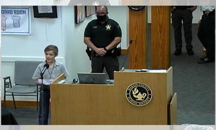 Florida Fourth Grader Speaks Against Mask Mandate at School Board Meeting: ‘The Rules Aren’t Fair’