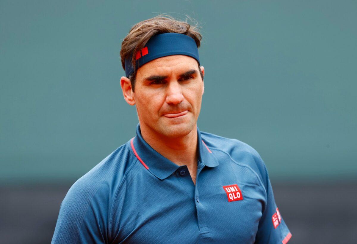 Switzerland's Roger Federer during his round of 16 match against Spain's Pablo Andujar, Tennis—ATP 250—Geneva Open—Tennis Club de Geneve, Geneva, Switzerland, on May 18, 2021. (Denis Balibouse/Reuters)