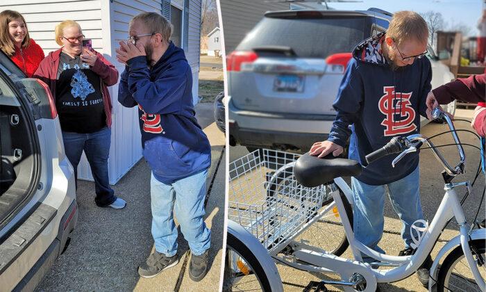 Man With Rare Genetic Disease Gets His 3-Wheeled Bike Stolen—Then Kind Stranger Steps In to Help