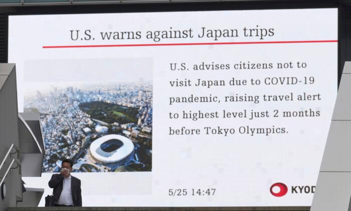 Japan Says US Travel Warning for Virus Won’t Hurt Olympians