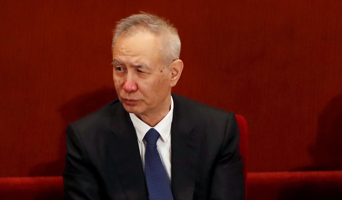 Chinese Vice Premier Liu He attends the opening session of the Chinese People's Political Consultative Conference (CPPCC) at the Great Hall of the People in Beijing, China, on May 21, 2020. (Carlos Garcia Rawlins/File Photo/Reuters)