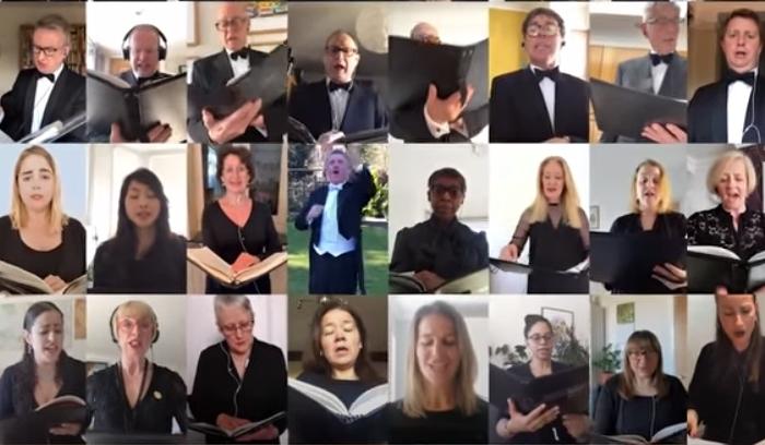 The Royal Choral Society performed the Hallelujah Chorus from Handel’s Messiah virtually on Good Friday in 2020. (Royal Choral Society)