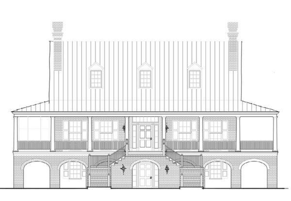 An architectural drawing for the house. (Courtesy of Cronk Duch Architecture)