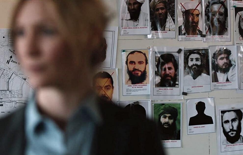 Debbie (Jessica Collins), a CIA analyst helping Maya identify al-Qaida suspects, in "Zero Dark Thirty." (Jonathan Olley/Columbia Pictures)