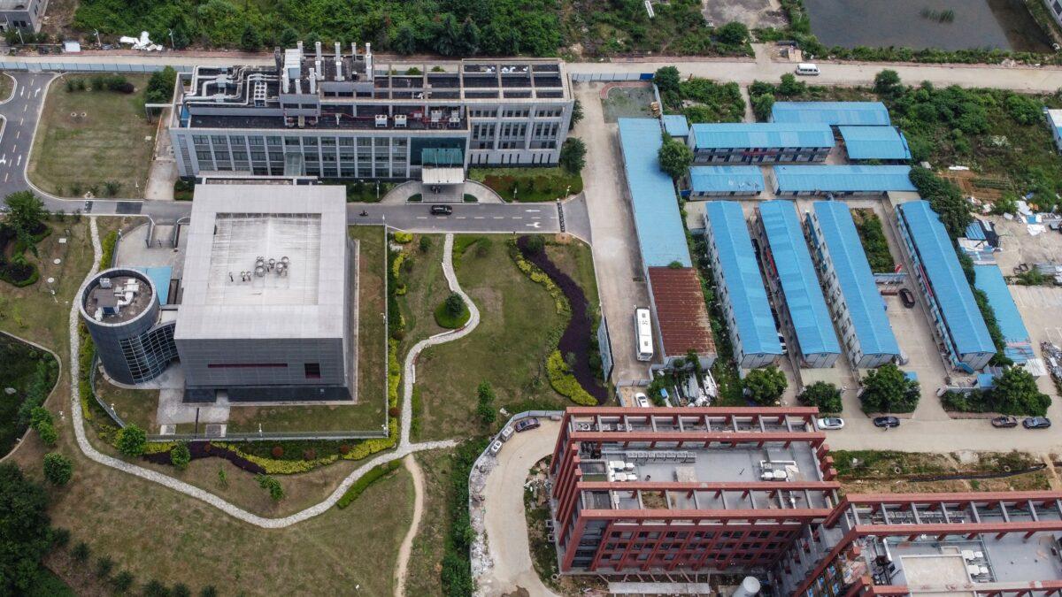 An aerial view of the P4 laboratory on the campus of the Wuhan Institute of Virology in Wuhan, in China’s Hubei province, on May 27, 2020 (Hector Retamal/AFP via Getty Images)