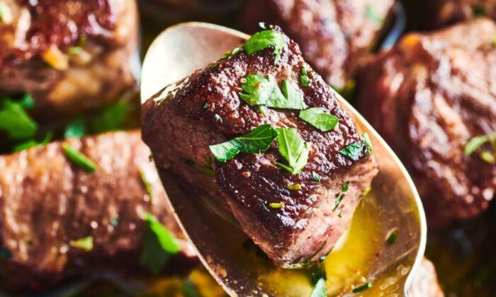 3-ingredient Herb Butter Steak Bites Will Become an Instant Favorite
