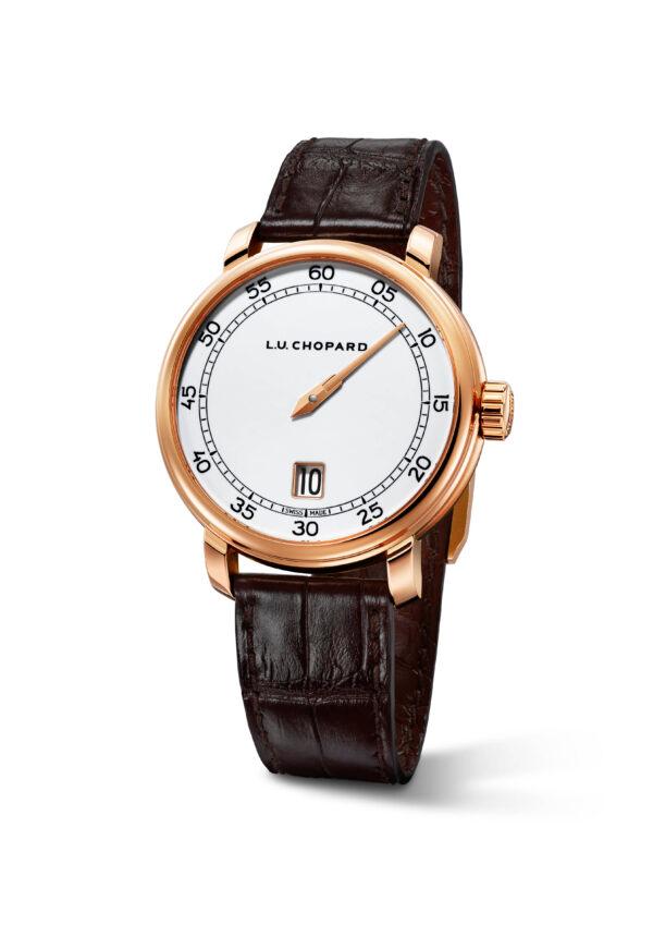 Chopard's L.U.C Quattro Spirit 25, made with ethically sourced rose gold. (Courtesy of Chopard)