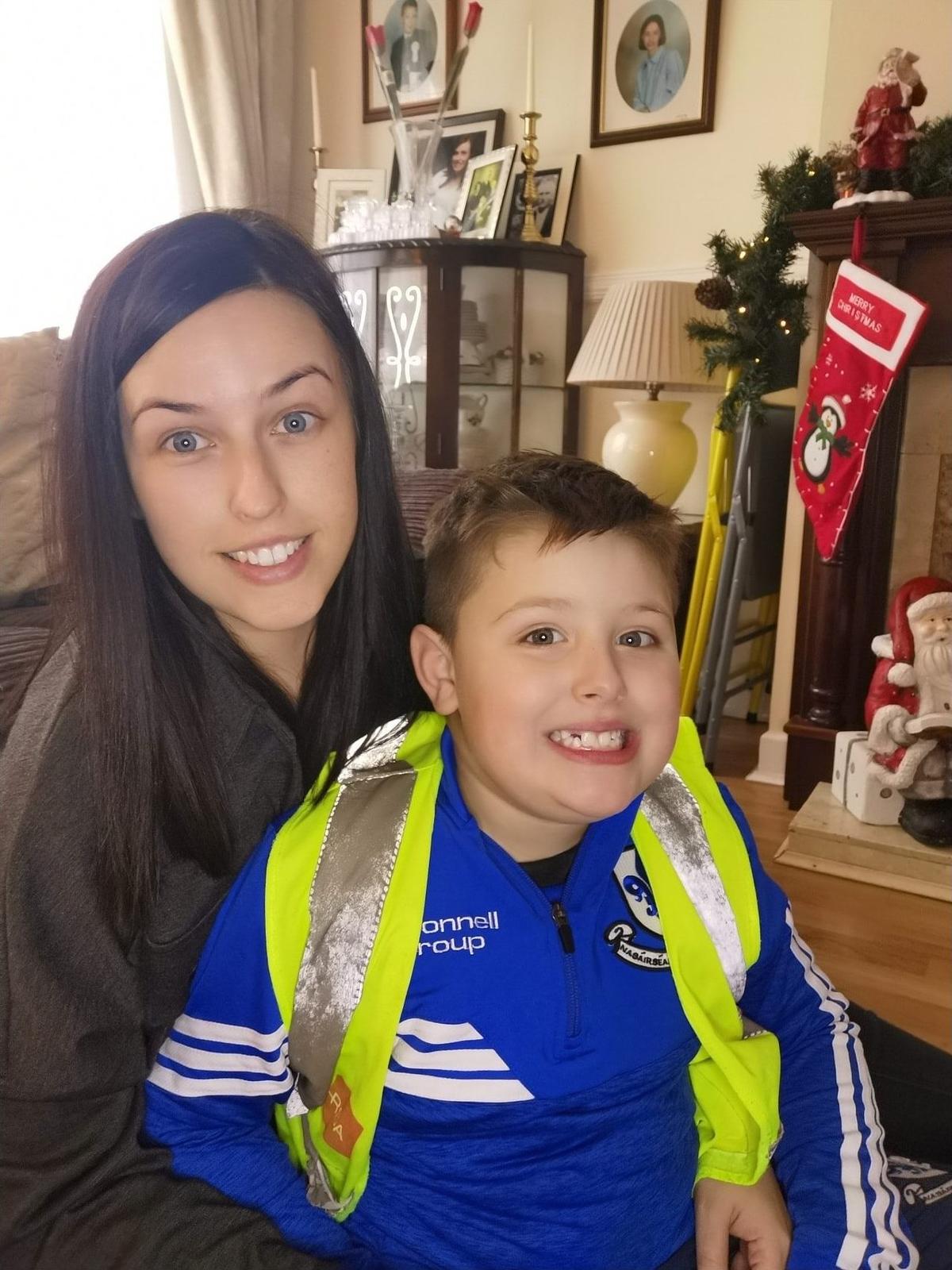 Nicole Duggan of Cork in Ireland with her 7-year-old son, Riley. (Courtesy of <a href="https://www.facebook.com/myboyblue2017/">Nicole Duggan</a>)
