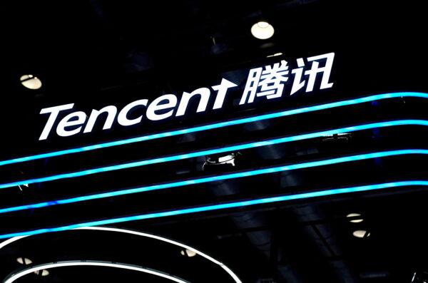 A Tencent logo is seen in Beijing, China, on Sept. 4, 2020. (Tingshu Wang/Reuters)