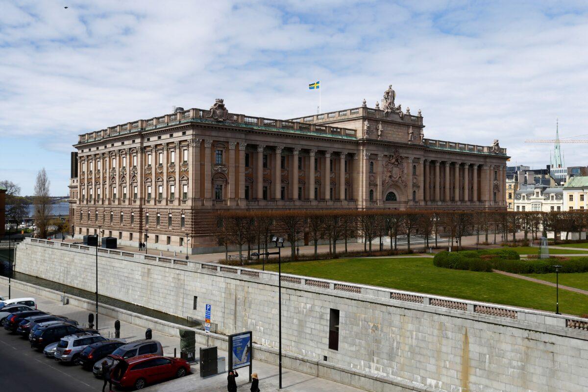 A general view of the Riksdag, Sweden's Parliament, in Stockholm, Sweden, on May 7, 2017. (Ints Kalnins/Reuters)