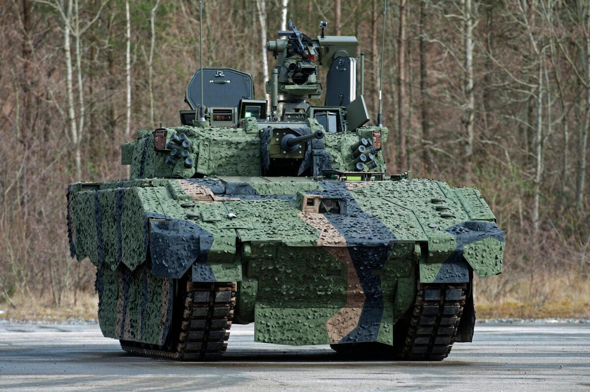 Undated photo of the AJAX (AFV) armoured fighting vehicle. (Richard Watt/PA)
