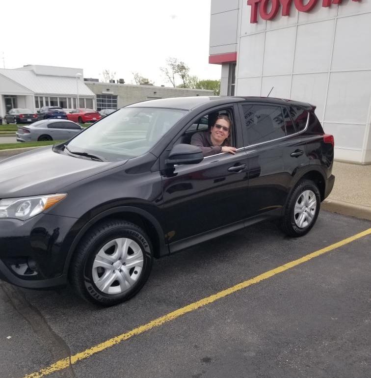 John Brandeberry with his new RAV4. (Courtesy of <a href="https://www.blessingsid.org/">Blessings in Disguise</a>)