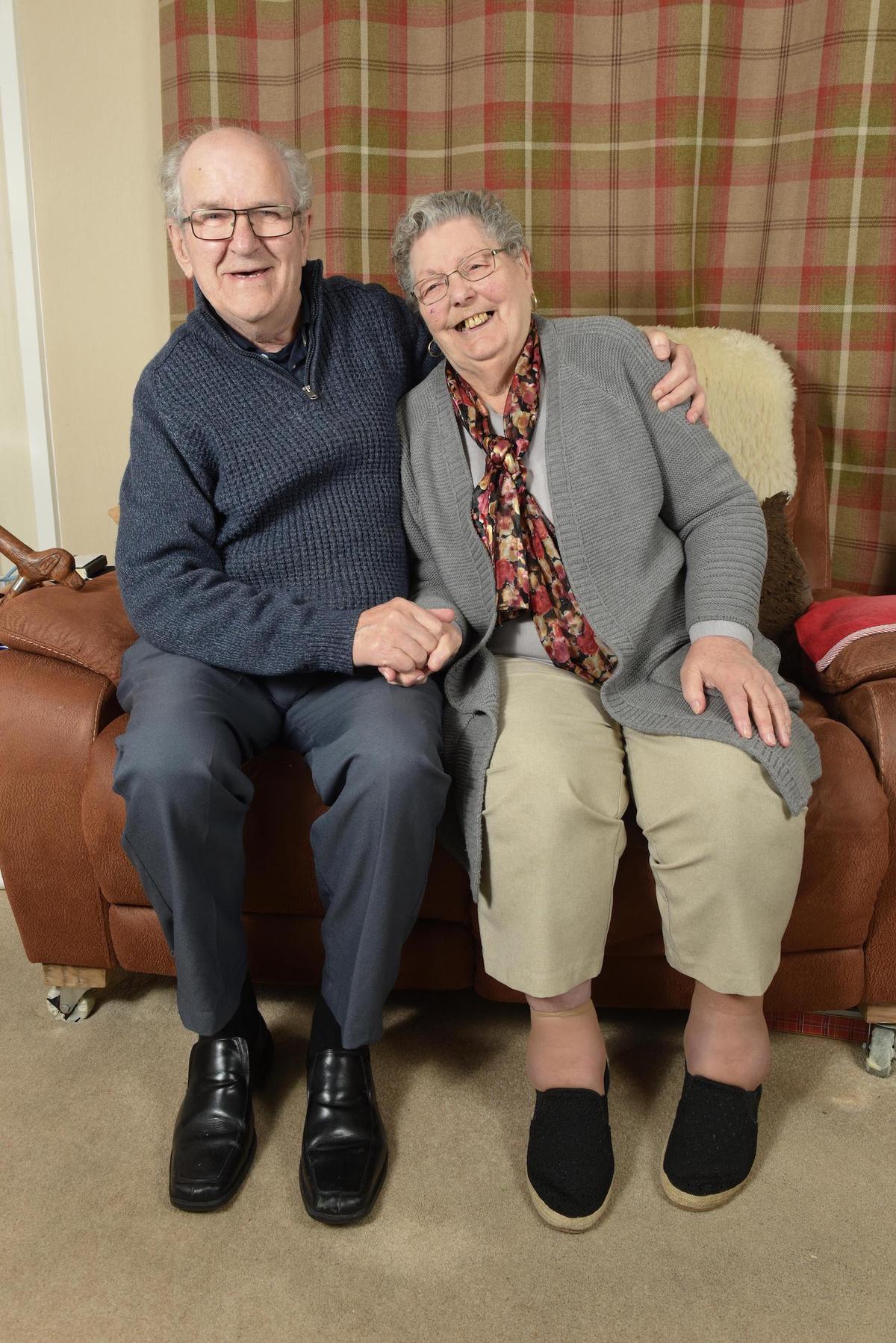 Wilfred, 94, and Iris, 89, have been together for 70 years. (Caters News)