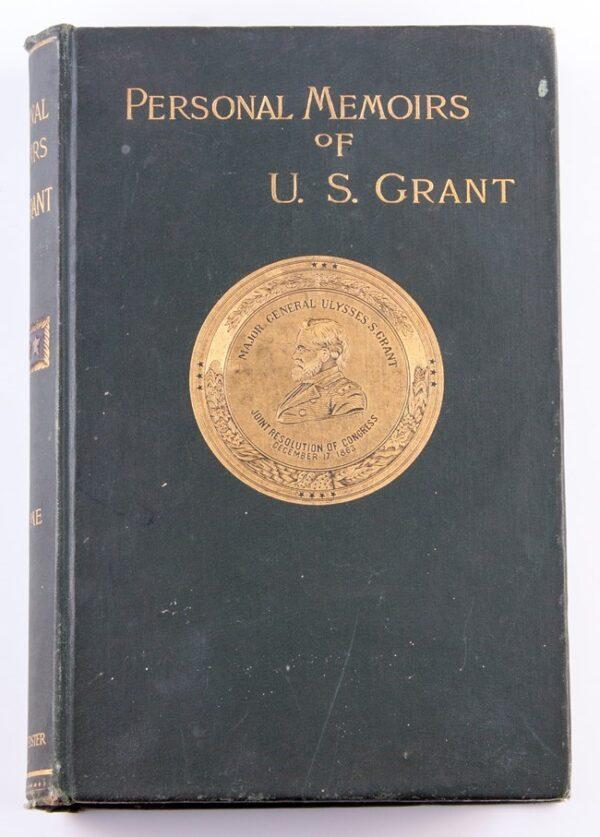 A first edition copy of Ulysses S. Grant's personal memoirs from 1885. (David Newmann/National Park Service)