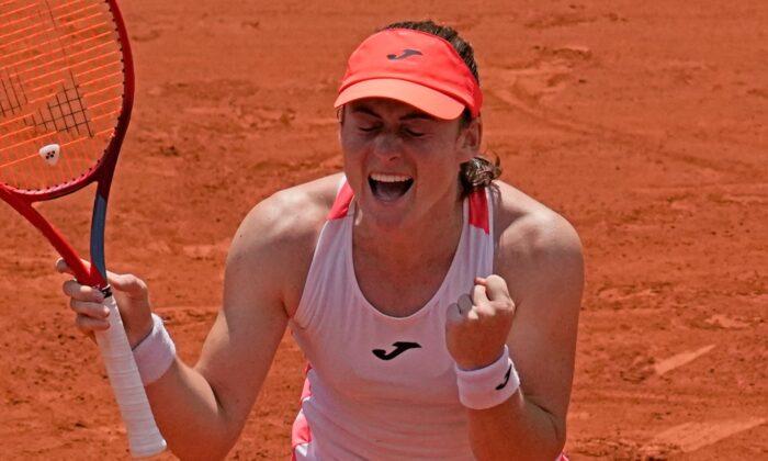 Unseeded Tamara Zidansek Reaches Semifinals at French Open