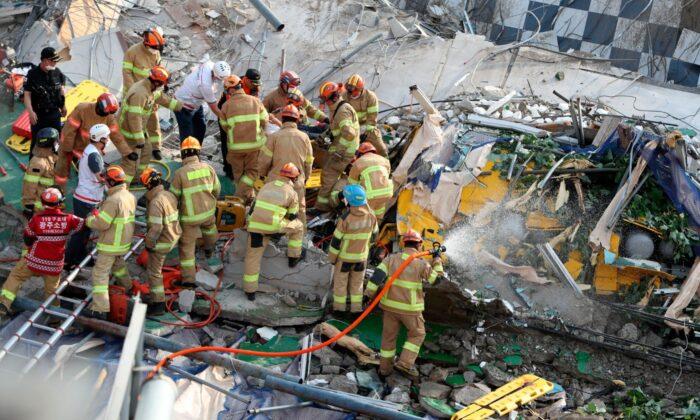 Building Collapse in South Korea Kills 9, Injures 8