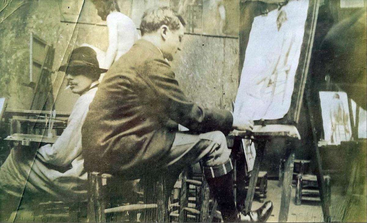 “Artist and Journalist Rob Wagner Training at the Academie Julian in 1903,” in 1903.