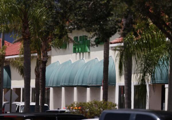 The Publix sign is seen on the building in Royal Palm Beach, Florida, on June 10, 2021. (Joe Raedle/Getty Images)