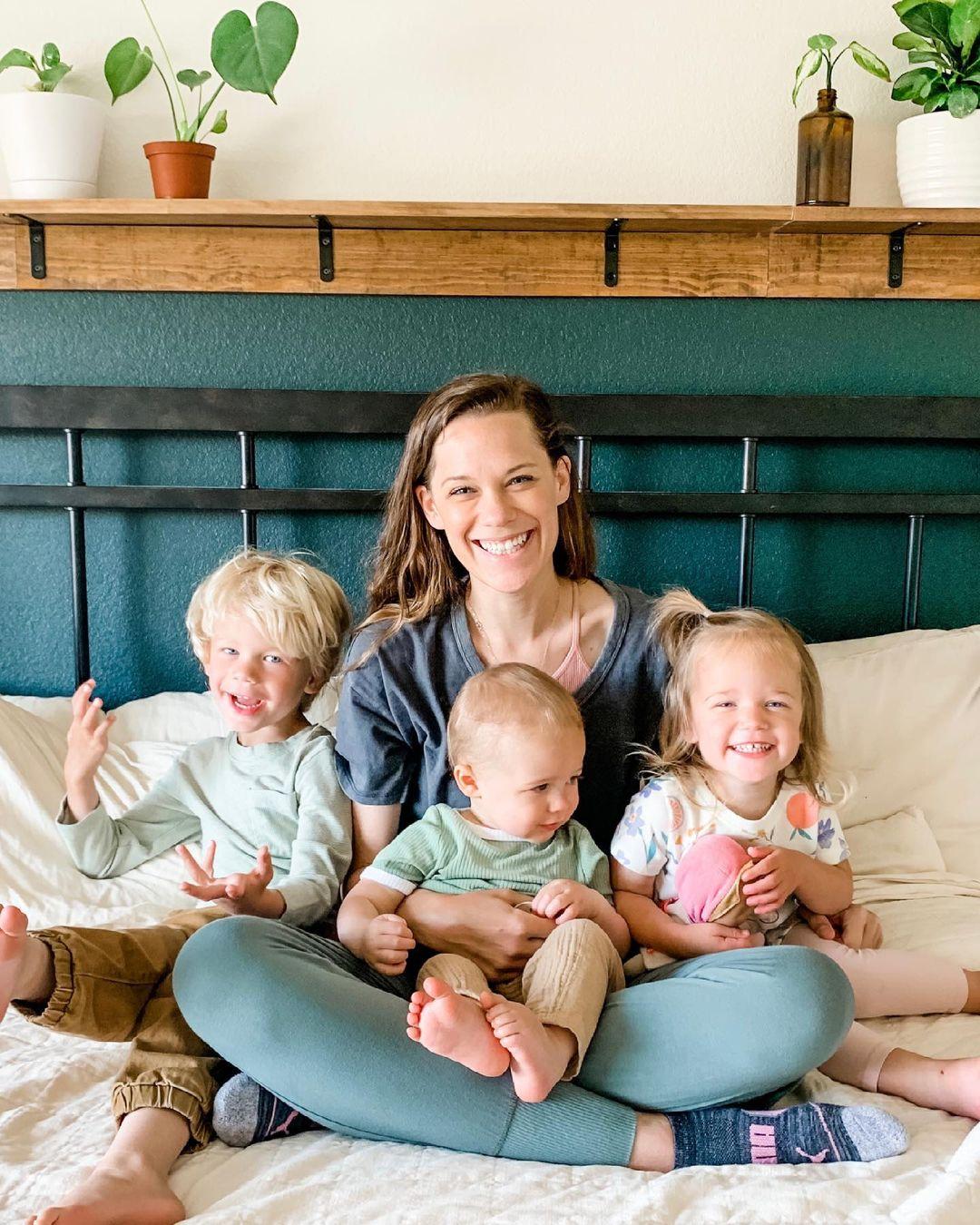 Tessie with her three children: daughter Nell, and two sons Hart (L) and Whit. (Courtesy of <a href="https://www.instagram.com/tessieheeter/">Tessie Heeter</a>)
