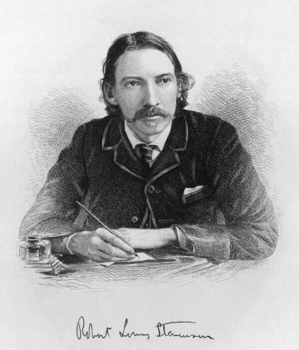 Robert Louis Stevenson, circa 1880, the Scottish writer who wrote enduringly popular 19th-century novels as well as poetry. (Hulton Archive/Getty Images)
