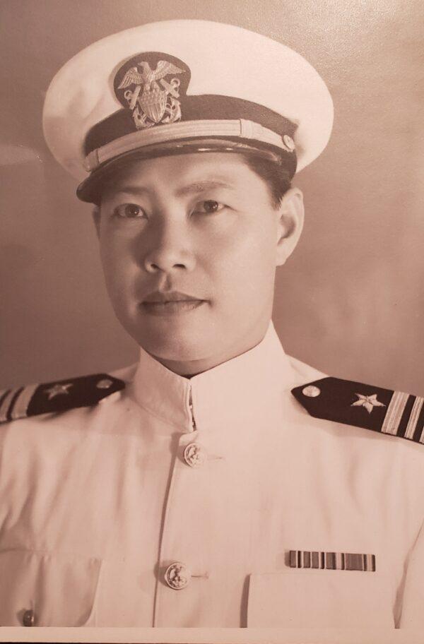 Danny Marquez as a young man in his summer whites. He loved being part of the U.S. Navy. (Anita Sherman)