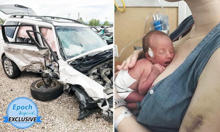 Mom Survives Car Wreck, Births Baby in Sac on Way to Hospital: ‘Never Stop Being Grateful’