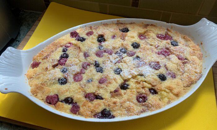 A Patriotic Bread Pudding to Celebrate Fourth of July