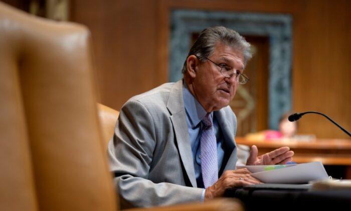 Manchin Declines to Guarantee Support for 2-Track Infrastructure Push