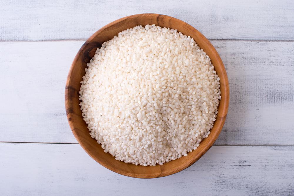 Use bomba or Calasparra rice, two short-grain varieties that will soak up the flavorful broth without becoming sticky. (Atsushi Hirao/Shutterstock)