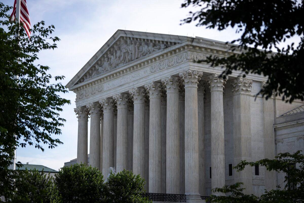 A general view of the U.S. Supreme Court in Washington on June 1, 2021. (Drew Angerer/Getty Images)