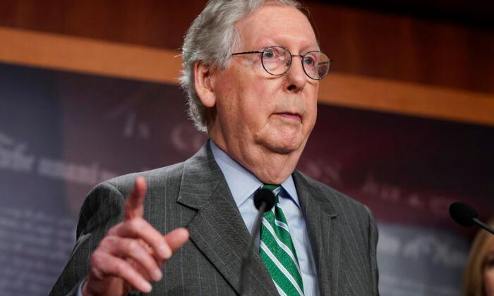 McConnell Calls on DOJ to Treat Trump and Biden Documents ‘Exactly the Same Way’